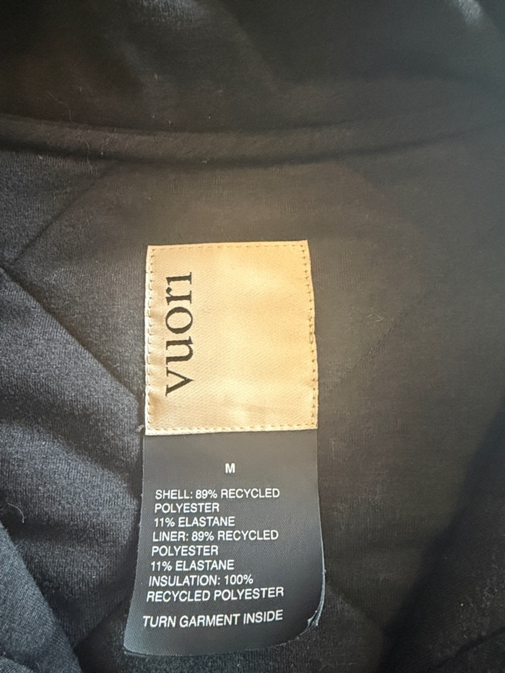 Vuori Quilted Halo Jacket - Charcoal Black - Picture 2 of 4